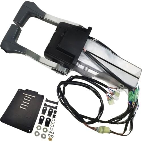 Use Foor 67200-92E15 Remote Control Box Assy Twin Handle for Suzuki Outboard Motor DF90 DF100 DF115 DF140 4 Stroke