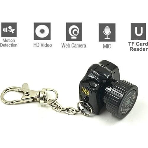 Mini Camera Sport Pet DV DVR Y2000 Camcorder with Motion Sensor Mic Video Voice Action Secret Security Nanny Car HD Micro Cam
