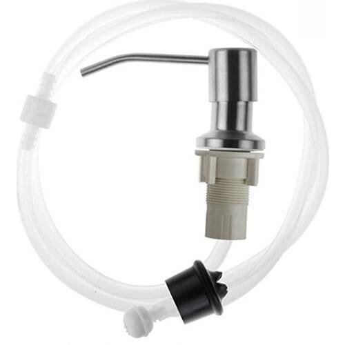 NEW DIY Soap Dispenser Pump + Soap Dispenser Extension Tube Kit Kitchen Sink Stainless Steel Dispenser Pumps + Extension Tubes