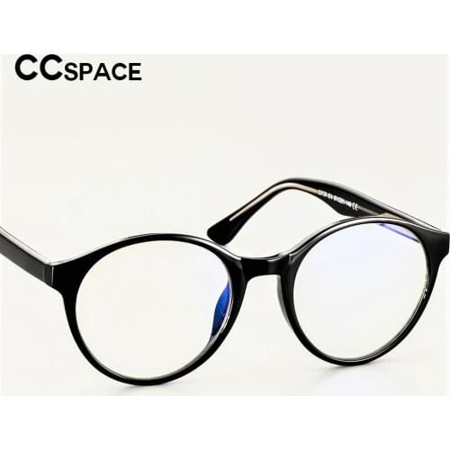 51017 Plastic Titanium Glasses Frames Ultralight Anti-blue Light Round Men Women Optical Fashion Computer Glasses