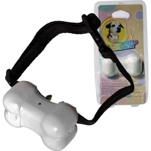 New Version Bone Shape Dog No Bark Collar Kd025 Beeper And Shock To Avoid Dog Bark 15nfbt