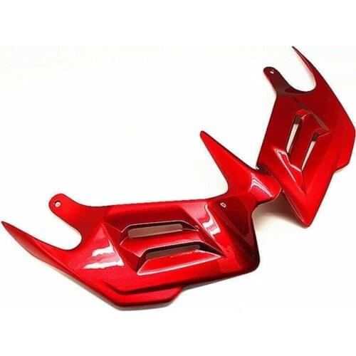 Fit For Yamaha YZF-R25 R3 2015-2018 Front Winglet Fairing Aerodynamic Spoiler Fin Red