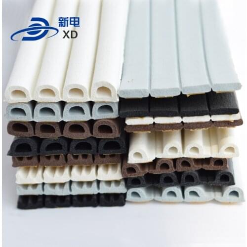 Rubber window rubbering strip Windproof and dust-proof rubber strip for doors and windows