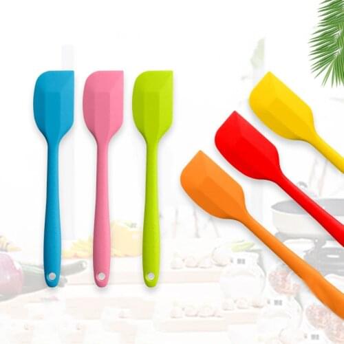 HeyMamba Silicone Scraper Spatula Mixing Pastry Tool Heat-Resistant Non-stick Rubber Kitchen Baking Gadget Stainless Steel Core