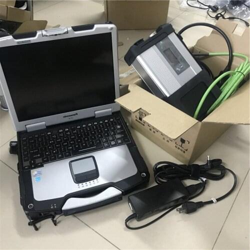 Super MB Star C5 SD Compact 5 + HDD software V12/2020 + CF-30 CF30 Used Military laptop computer Auto Star Diagnostic Tool