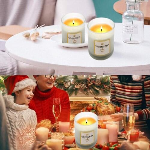 Aromatherapy candle, natural soy wax aromatherapy smokeless strong fragrance relaxing long lasting candle