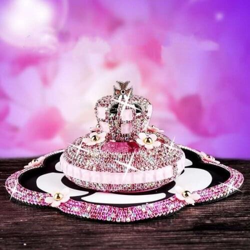 Crown car perfume seat decoration car interior decoration aroma diamond daisy crystal decoration car boutique