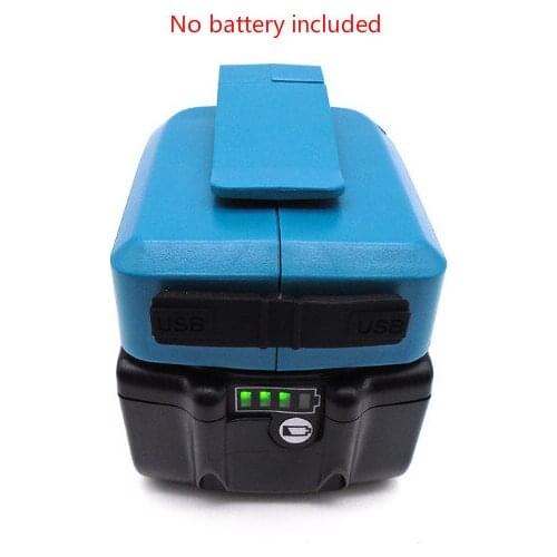 3A USB battery converter adapter for Makita 18V 14.4V lithium battery converter mobile phone charging adapter BL1830 BL1430