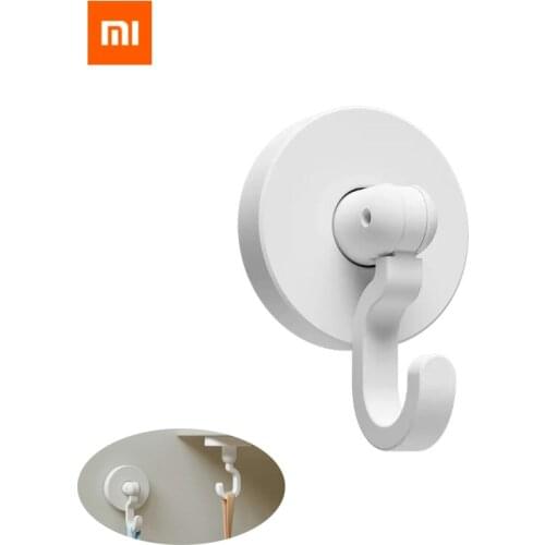 Xiaomi Qualitell Rotating Hook 360 Degree Plane Rotation 180 Degree Vertical Flip Strong Adsorption Bearing 3kg 6pcs/bag