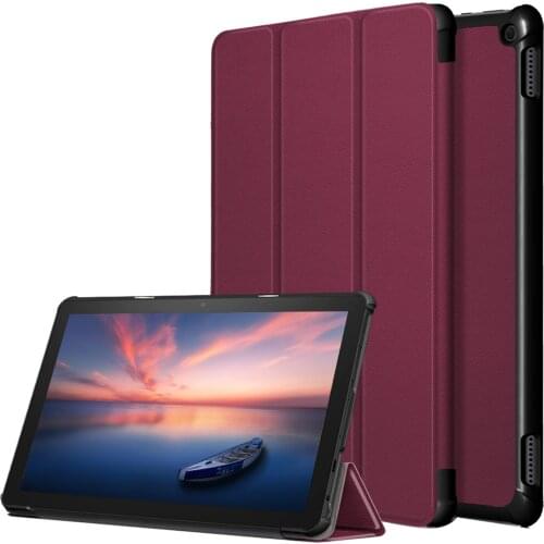 For Fire HD 10 Plus 2021 Tablet Protective Cover With Stand Anti-fall Custer Tri-fold Tablet Case 10.1 Inch Portable Protector