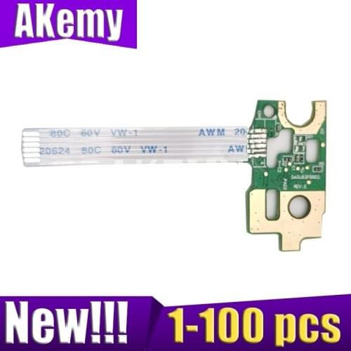 1-100 PCS Akemy New Original For HP Pavilion 15-N 14-N 15-F Series Power Button Board DA0U83PB6E0 w/ Ribbon 732076-001