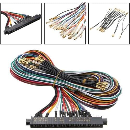 1/5PCS Jamma Cable Wiring Interface Cabinet Wire Harness Multicade 60 In 1 Arcade Game Cabinet Wire Labels Cables