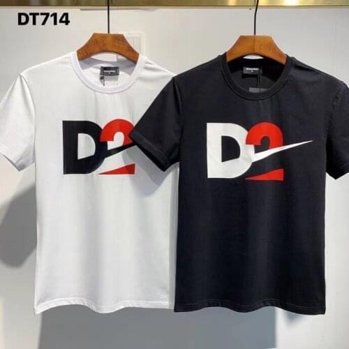 2021 New Style DSQ2 Fashion Trend Mens Printed T-Shirt DT714