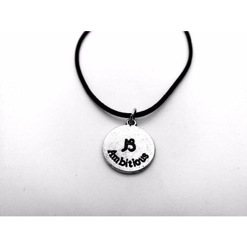30PCS Zodiac Capricorn Necklace Signs 12 Constellation Rope Necklace Horoscope Disc Ambitious Letter Leather Necklaces