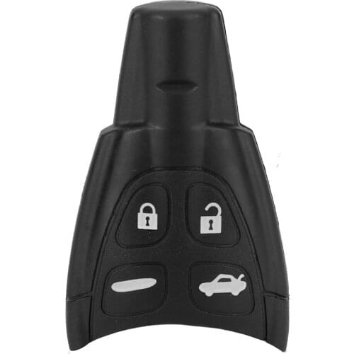 4 Buttons Car Key Case Key Shell Replacement Accessories Fit for Saab 93 95