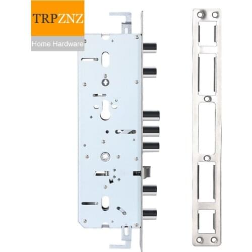 6068 smart fingerprint lock body / cylinder, panel size 40 * 388, stainless steel body, used for anti-theft door lock