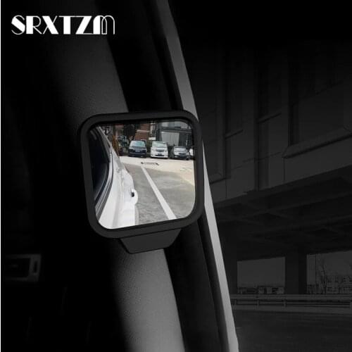 Car Blind Spot Mirror Multi-Function Door Side Mirror 360 Degree Rotation In-Car Safety Mirror Wide Angle Rear View Mirror