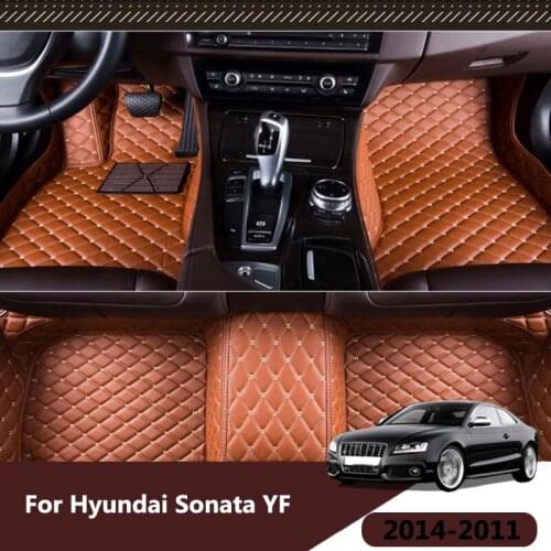 Car accessories Rugs car styling Custom Floorliners Carpets Car Floor Mats For Hyundai Sonata YF 2011 2012 2013 2014