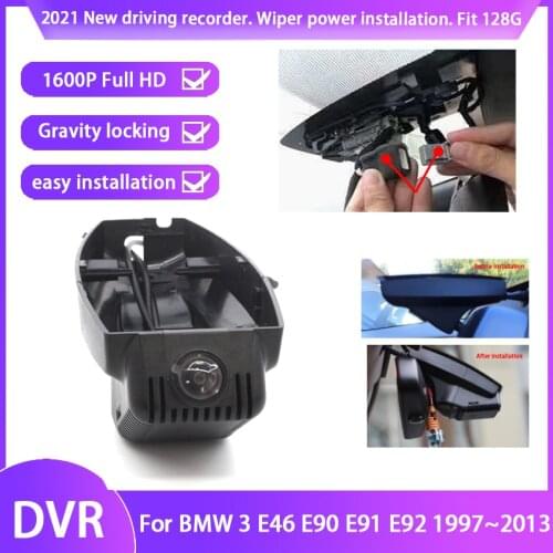 Plug and play Car DVR Video Recorder Dash Cam Camera For BMW 3 E46 E90 E91 E92 1997~2013 High quality driving recorder hd 1600P
