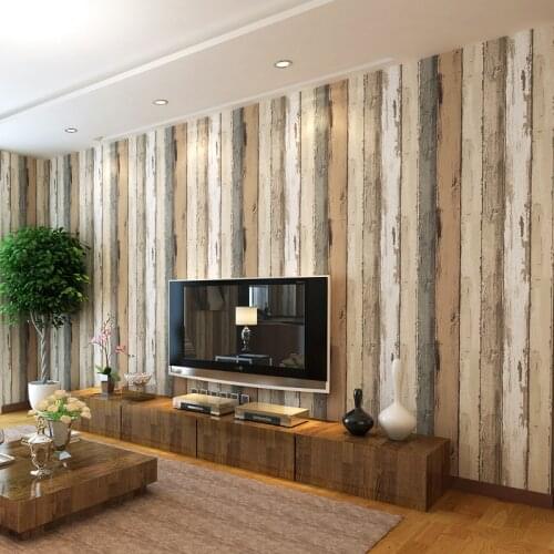 Beibehang Retro color striped wallpaper for walls 3 d modern wallpaper living room papel de parede 3D wall paper for bedroom