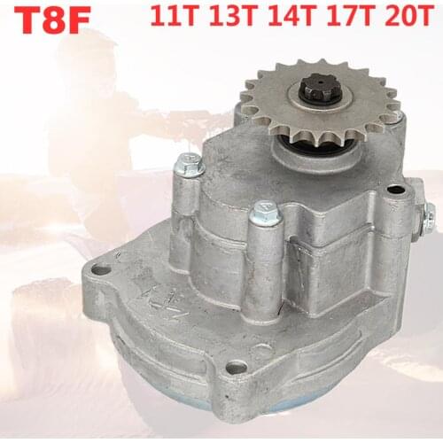 T8F 11T 13T 14T 17T 20T Tooth Rear Clutch Drum Gear Box Sprocket For 33cc 43cc 47cc 49cc Go Kart Moto Dirt Bike Scooter Chain