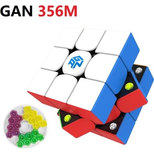 GAN 356 M Magnetic 3x3x3 magic cube gan 356 M cubo Magico GAN356M Magnets Speed Puzzle Cube Educational Magnets Cube Toys