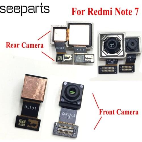 Original For Xiaomi Redmi Note 7 Front Camera Flex Cable For Redmi Note 7 Pro Rear Camera Replacement Parts Note 7 Back Camera