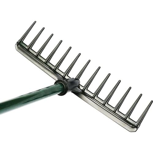 Golf Sand Trap Bunker Rake Head Garden Sand Leaf Grass Lawn Organi