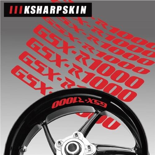 Motorcycle Wheel Sticker Reflective Moto waterproof rim decal Rim Tape suitable for SUZUKI GSX-R1000 GSXR1000 gsx r1000