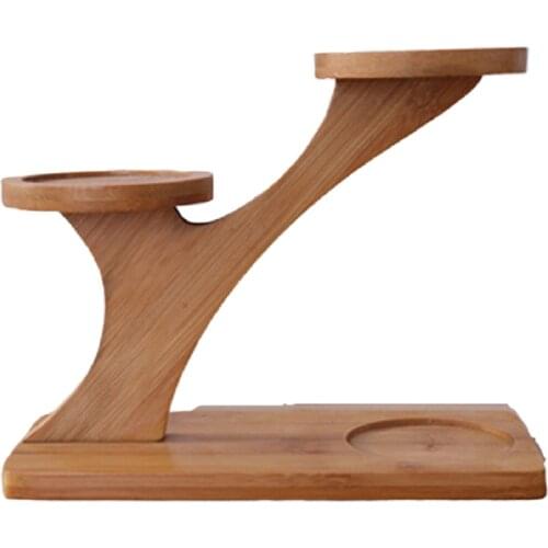 Desktop Flower Stand Indoor Balcony Living Room Bamboo Wood Shelf Garden Meaty Flower Pot Rack Plant Stand Corner Flower Pot