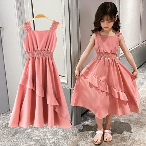 2021 new summer girls dress 12 kids clothes 11 clothes 10 kids 9 student fashion teens dresses 8 kids 7 6 5 years old
