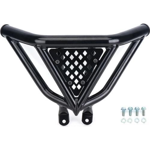 KEMIMOTO ATV Front Aluminum Bumper Grab Bar Black For Yamaha Raptor 700 2006-2019 2015 2016 2017 2018
