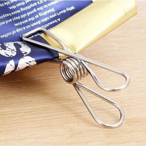 Stainless Steel Clothes Pegs Home Hanging Clips Pins Laundry Windproof Clamps Clothes Organizer Closet Organizer 2