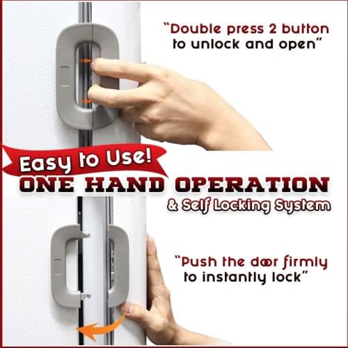 Child Safety Door Lock Refrigerator Lock Multipurpose Fridge Freezer Cabinet Door Safety Lock _WK