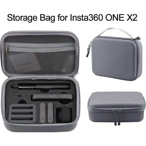 Handbag for Insta360 ONE X2 Panoramic Camera Storage Bag Portable Carrying Case Box Waterproof for Insta360 ONE X2 Accessories