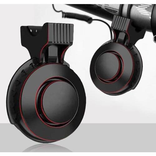 Waterproof Electronic Bicycle Horn USB Rechargeable Loud Volume Cycling Handlebar Electric Bike Ring Mini Alarm Bell Accessories