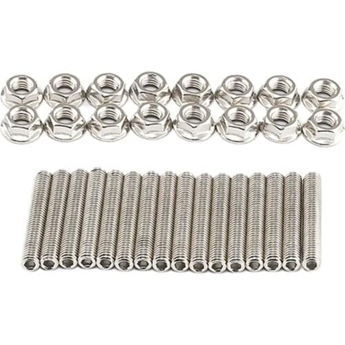 Stainless Exhaust Manifolds Stud for Ford 4.6 & 5.4 Liter V8 2 Manifolds Car Dropshipping