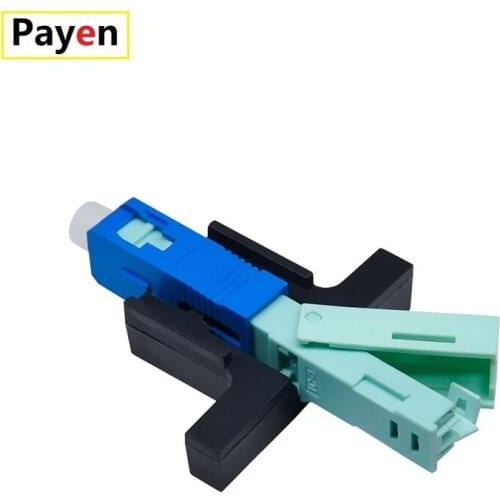 High Quality SC APC Fast Connector Single-Mode Connector FTTH Tool Cold Connector Tool Fiber Optic Fast Connnector 53mm