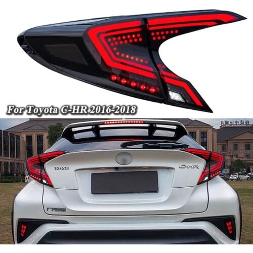 Tail Light Taillights for Toyota C-HR CHR 2016 2017 2018 2019 Trailer Rear Lights Led Stop Signal for Car Fog Brake Reverse Lamp