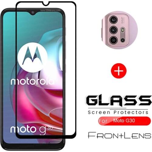 For Motorola Moto G30 Glass Tempered Glass For Moto G30 G10 G9 Play Plus E7 Plus Glass Screen Protector Camera For Motorola G30