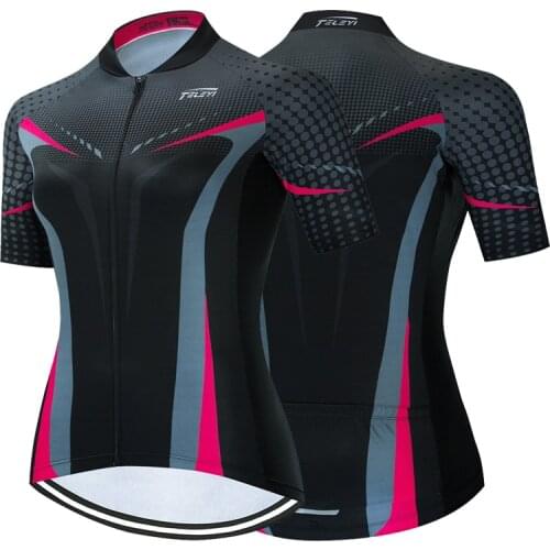 RCC SKY Womens Cycling Jersey MTB Bike Jersey Short Sleeve Bicycle Shirt Pro Team Cycling Clothing Maillot Camisa Ciclismo