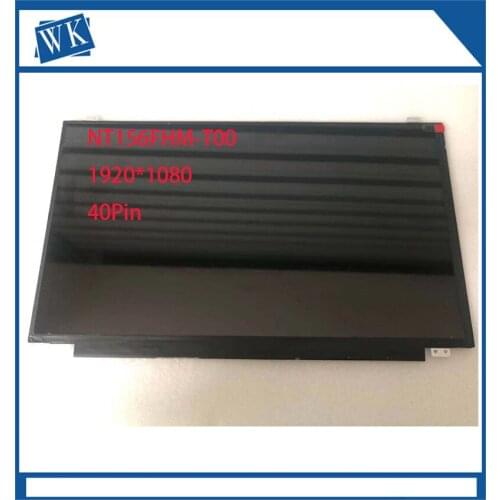 Pantalla táctil LCD NT156FHM-T00 NT156FHM T00, pantalla táctil de 15,6 pulgadas, 1920x1080, EDP, 40 Pines, reemplazo de la panta