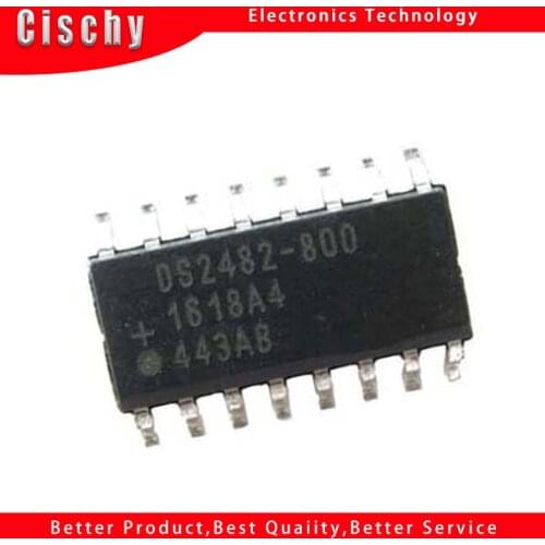 1pcs/lot DS2482-800 DS2482S-800 DS2482 SOP-16 In Stock