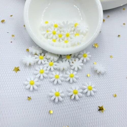 12mm Flowers flat back Rhinestone Diamonds resin button wedding embellishment hair bow DIY hair accessory 50pcs -14E37