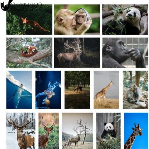 5Ddiy Diamond Painting Zoo Cute Animal Giraffe Panda Cross Stitch Diamond Embroidery Dream Mosaic Home Decoration Gift