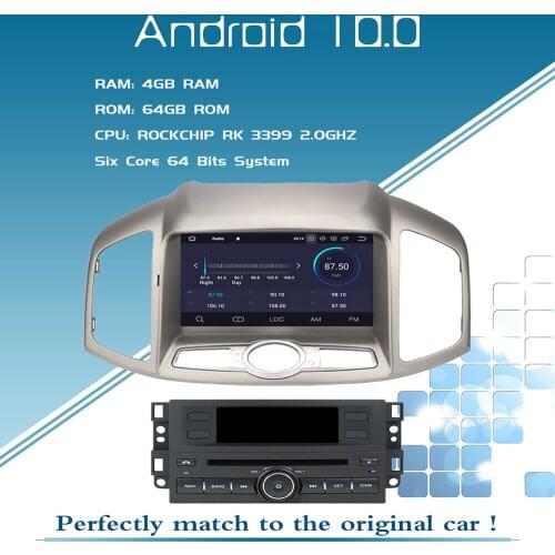 Car Radio For Chevrolet Captiva Android 2012 2013 - 2019 Car Multimedia Player DVD GPS Navigation Stereo Unit Cassette Recorder