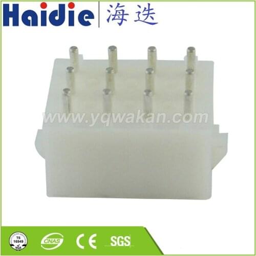 Free shipping 5sets 12pin auto housing plug male pin plastic wire harness HD3121-2.1-10