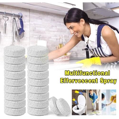 Bio-enzyme Decontamination Effervescent Tablets Multifunctional Effervescent Spray Glass Cleaner Floor Kitchenware Household