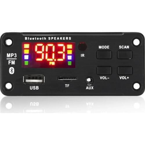 Bluetooth 5.0 5V/12V MP3 APE Decoder Board Module Car USB MP3 Player USB FM Aux Radio for Car Integrated Remote