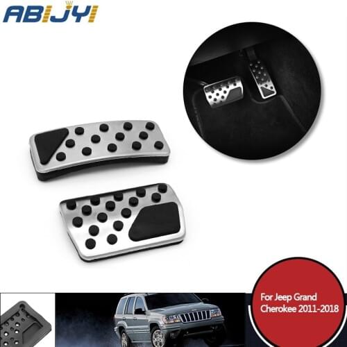 2PCS Gas Brake Pedal Cover Set Fit for Jeep Grand Cherokee Dodge Durango 2011 2012 2013 2014 2015 2016 2017 2018 Accessories